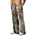 thumbnail image 6 of Joggers for Men Camo Baggy Sweatpants Elastic Waist Open Bottom Casual Athletic Workout Pants with Pockets, 6 of 6