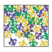 Beistle Green, Gold and Purple Fleur De Lis Confetti (12 Packages/Case)
