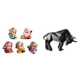 thumbnail image 1 of Juego de figuras de resina de y estatua de toro para dormitorio moderno, entrada, mesa, escritorio, estante, oficina, decoración pa, 1 of 8