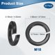 thumbnail image 3 of Uxcell Paquete de 20 Arandelas de Bloqueo de Resorte, Gasket Elástico de Acero Inoxidable M18 con Recubrimiento Negro Electrochapado, 3 of 6