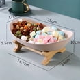 thumbnail image 2 of Kitchen aid Fruit Tray Basket Wooden Frame Stand Multi-layer Candy Snack Plate Fruit Shelf Table Decoration, 2 of 2