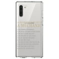 thumbnail image 1 of DistinctInk Clear Shockproof Hybrid Case for Samsung Galaxy Note 10 (6.3" Screen) - TPU Bumper Acrylic Back Tempered Glass Screen Protector - 10 Reasons to Be With a Mechanic, 1 of 1