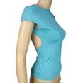 thumbnail image 4 of Hurxie Women's Tank Tops Summer Basic Crewneck Sleeveless Casual Loose Fit Shirts Tees Sky Blue L, 4 of 5