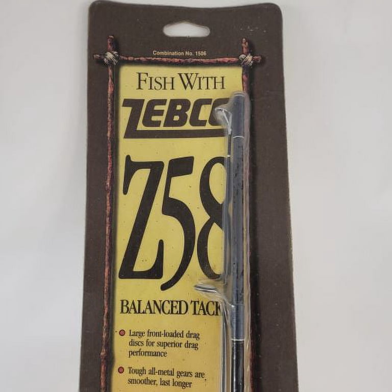 Zebco Z58 Balanced Tackle 5 Ft. Fiberglass 6 Lb. Line Fishing Rod