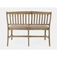 thumbnail image 4 of Jofran Carlyle Crossing Modern Rustic Solid Wood Slatback Counter Height Bench, 4 of 5