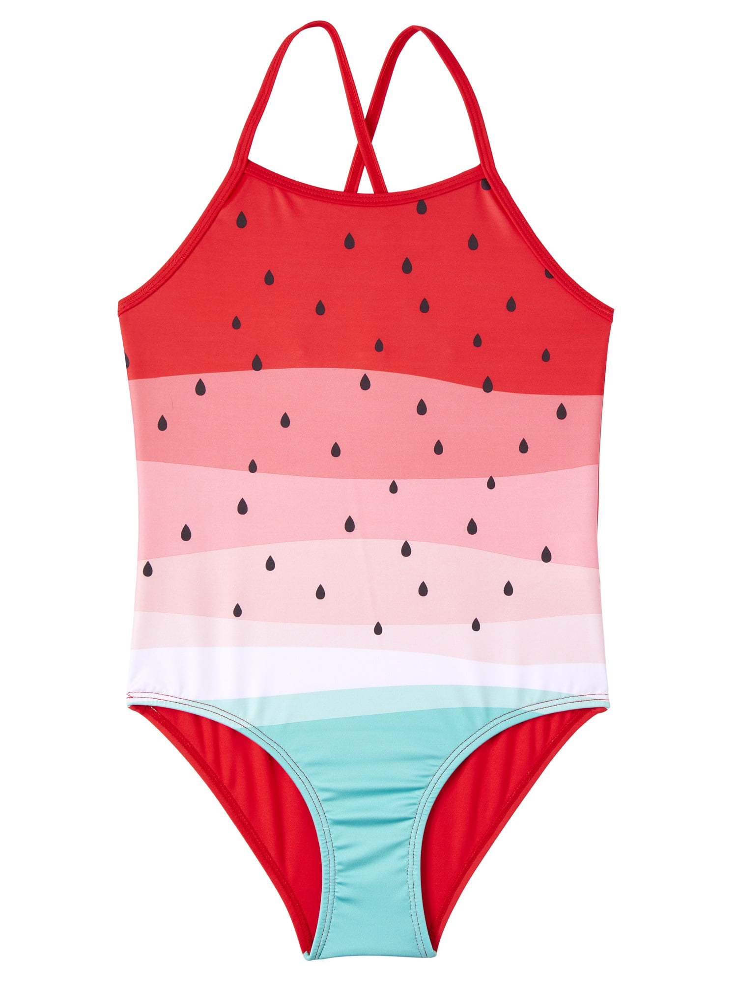 Pink Platinum Baby Toddler Girl Watermelon Swimsuit - Walmart.com