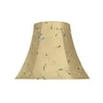 thumbnail image 1 of Aspen Creative 58051 Transitional Bell Shape Construction Gold, 14" Wide (7" x 14" x 11") UNO LAMP Shade, 1 of 1