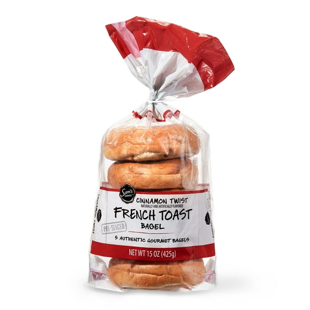 Sam's Choice French Toast Cinnamon Bagel, 15 oz, 5 Count