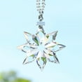 thumbnail image 3 of CxhicLuv Crystal Snowflake Car Pendants, Octagonal Rearview Mirror Decor, Dazzling Artificial Glass Design, Brings Romance & Luck to Rides, Multiple Colors for Personalized Style, Clear, 3 of 3