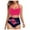 Hot Pink, variant on Women's Bikini Sets, Floral Sunflower Printed Two Piece Triangle Bikini, Summer Beach Swimwear