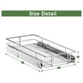 Pull Out Organizer 12½" W x 21½" D, Kitchen Pull Out