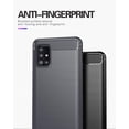 thumbnail image 6 of Samsung A51 5G case,Galaxy A51 5G case with HD Screen Protector, Soft TPU Slim Fashion Non-Slip Protective Phone Case Cover for Samsung Galaxy A51 5G(Navy Brushed TPU), 6 of 13