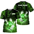 thumbnail image 5 of Personalized Name Bowling Shirts for Men and Women 3D, Bowling Shirts for Team Bowling, Bowling Shirts Gift (Yellow, 5XL), 5 of 10