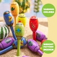 thumbnail image 3 of JOYIN 24 Mini Wooden Fiesta Maracas 6 Designs Noisemaker for Mexican Fiesta, Cinco De Mayo Party Favors, Musical Fun, Birthday Parties, Luau Party, Carnivals, Taco Tuesday Event, Educational Toys, 3 of 7