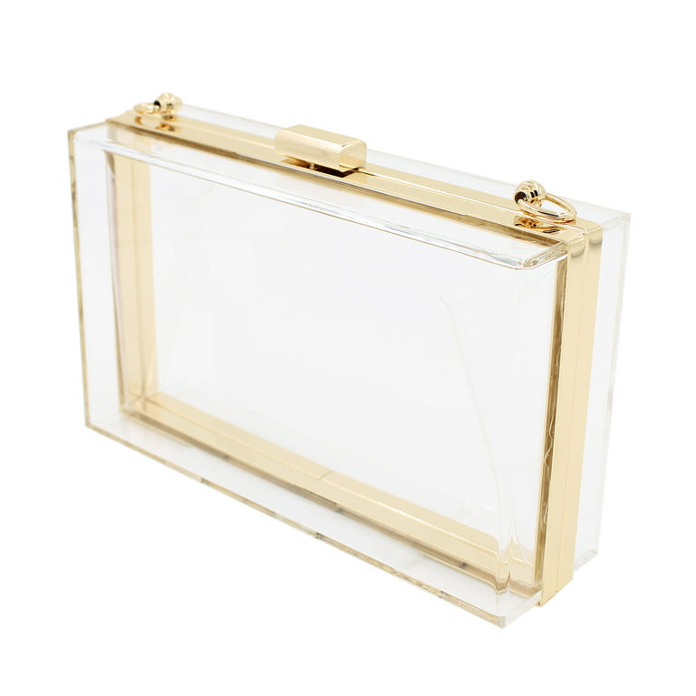 transparent box bag