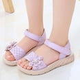 thumbnail image 6 of MEZZALL Toddler Girls Sandals For Everyday Wear Adjustable Hook And Loop Strap Comfortable Lightweight Casual Footwear For Kids Outdoor Play Spring Summer Cozy Baby Wear, 6 of 6