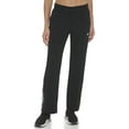thumbnail image 3 of DKNY Sport Womens High Rise Side Stripe Drawstring Pants Black XL, 3 of 4