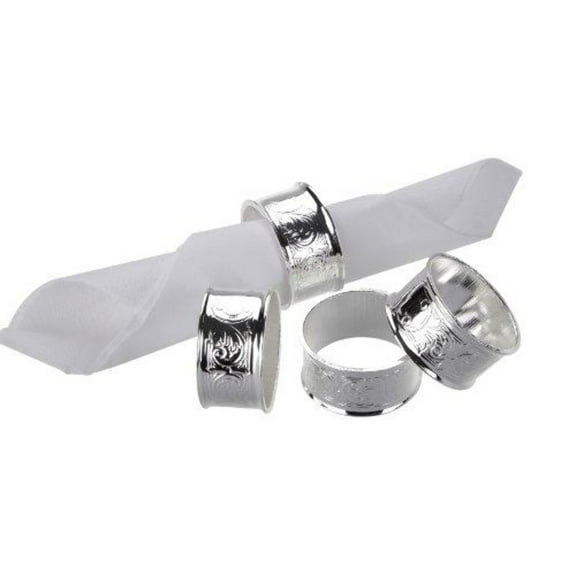 Silver Plated by Queen Anne Napkin Rings Serviette Holder