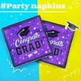 thumbnail image 5 of 20 Guests Graduation Party Plates Napkins Supplies Set Congrats Grad Class of 2025 Disposable Dinnerware Tbeleware Grad Party Decoration Favors, 5 of 5