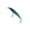A, variant on Minnow Fishing Tackle Hard Artificial with Feather Treble Hooks Life-like Swimming Action for Bass and Trout 3.5 Inches 0.25 oz