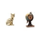thumbnail image 1 of Estatua decorativa, figura, escultura de animal, reloj de mesa moderno, adorno artesanal coleccionable para chimenea, estante, oficina, dormitorio, ar, 1 of 8