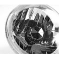 thumbnail image 3 of Modifystreet Green LED Halo H6014/H6015/H6017/H6052/H6024 7" Round Semi-Sealed Beam Headlights Conversion Kit - Chrome Crystal, 3 of 5