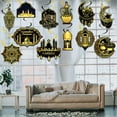 thumbnail image 5 of Leyfeng Eid Mubarak Ceiling Decorations, 48pcs Eid Mubarak Hanging Decorations Eid Mubarak Ceiling Foil Swirls for Eid Al-fitr, Ramadan Kareem Party Door Decor Supplies, 5 of 7