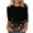 #2-Multicolor, variant on Patlollav Pntutb Women T-Shirts,Ladies Print Mid-Length 3/4 Sleeve Blouse Tops