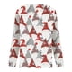 thumbnail image 5 of Camisas Navideñas Para Mujer Tops de Manga Larga Blusa Informal Con Cuello en V de Encaje Estampado A La Moda Odeerbi  ODB198841, 5 of 5