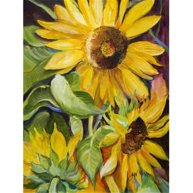 Carolines Treasures JMK1172GF Sunflowers Flag Garden Size