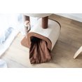 Catry 23" Cat Condo Brown & Beige Small Cat Tree with Scratching Post