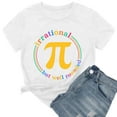 thumbnail image 3 of Ladies' PI Day T Shirt, Happy PI Day Print, Math Teacher Gift, 60% Polyester Blend, Comfortable, Breathable, for Math Enthusiasts, Sizes S XXL, 3 of 3