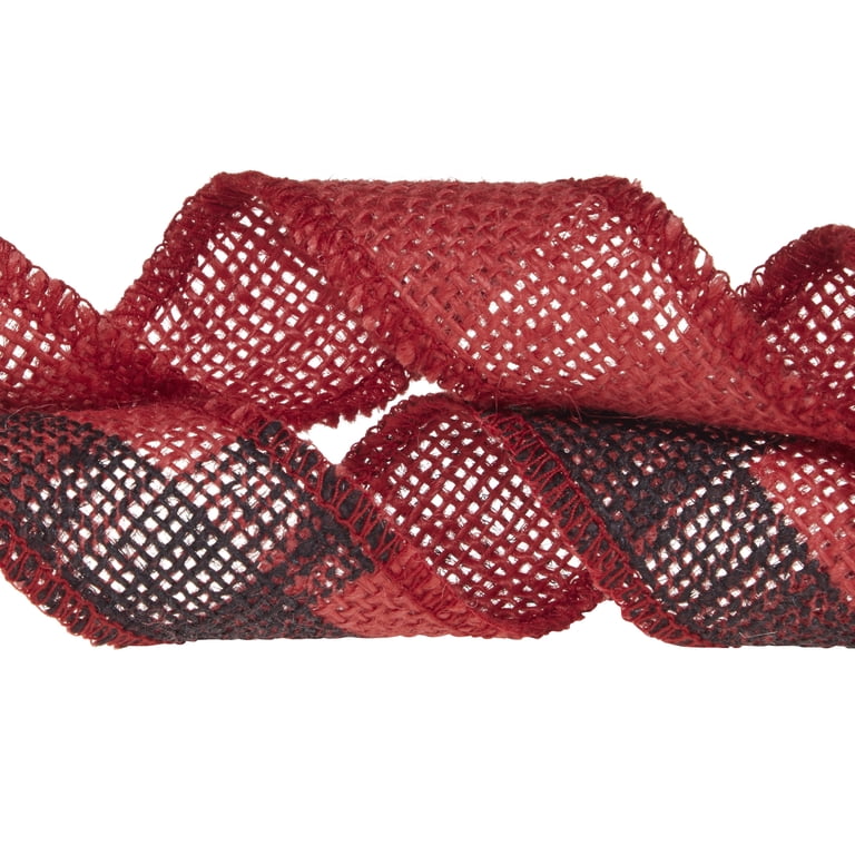 Love, Laugh, Craft Burlap Ribbon Set, 1.5