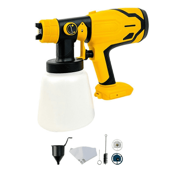Compatible with Dewalt 18V 20V Battery Cordless Paint Sprayer Automatic Electric Paint Sprayer Tools Kit Power