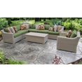 thumbnail image 2 of Ensemble de Meubles de Patio en Osier d'Extérieur 8 Pcs en Cilantro, 2 of 2