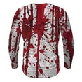 thumbnail image 3 of Birdeem Haut à Manches Longues Imprimé Halloween pour Hommes Col Rond, 3 of 4