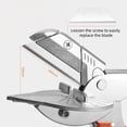 thumbnail image 3 of Vruelia Miter Shears Adjustable 45 to 135 Degree Sharp Trunking Shears Ergonomic Multi Angle Miter Scissors with 2 Replacement Blades for Cutting Wood Plastic PVC, 3 of 5