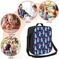 thumbnail image 5 of Disketp Silhouette Cats Insulated Lunch Bag Lunch Box - Lunch Bag for Men Adult Women, 5 of 7