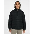 thumbnail image 2 of Ozark Trail Women's and Women's Plus Size Core Puffer Jacket with Hood, Sizes XS-3X, 2 of 7