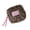 Brown, variant on POYOGA Leopard Print Plush Small Organizer Sanitary Pad Holder for Girls Daily Use