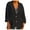 ZD-Black, variant on Cotton Linen Blazer Jacket for Women Business Dressy Long Sleeve Blazer Loose Casual Single Button Office Blazer Jackets