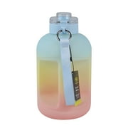 Athletic Works 64Oz Motivational Water Jug, Dual-Function Lid, BPA-Free, Leakproof Hydration Bottle