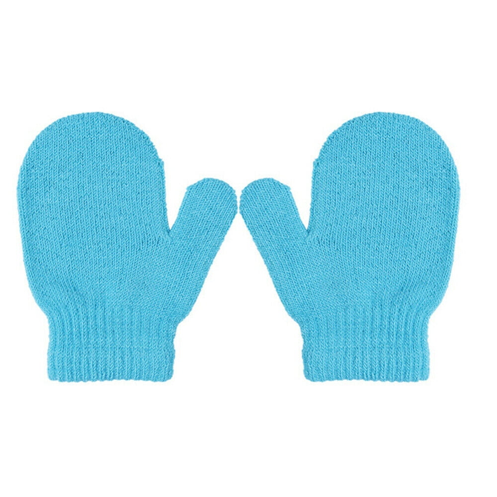 Canis Baby Toddler Mittens Gloves Boys Girls Solid Winter Kids Warm
