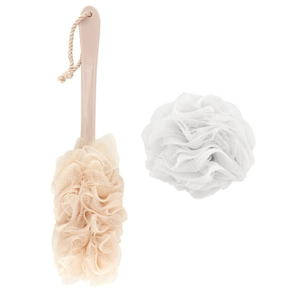 Walmart Mesh Back Brush & Mesh Sponge, Blue, 1 Count