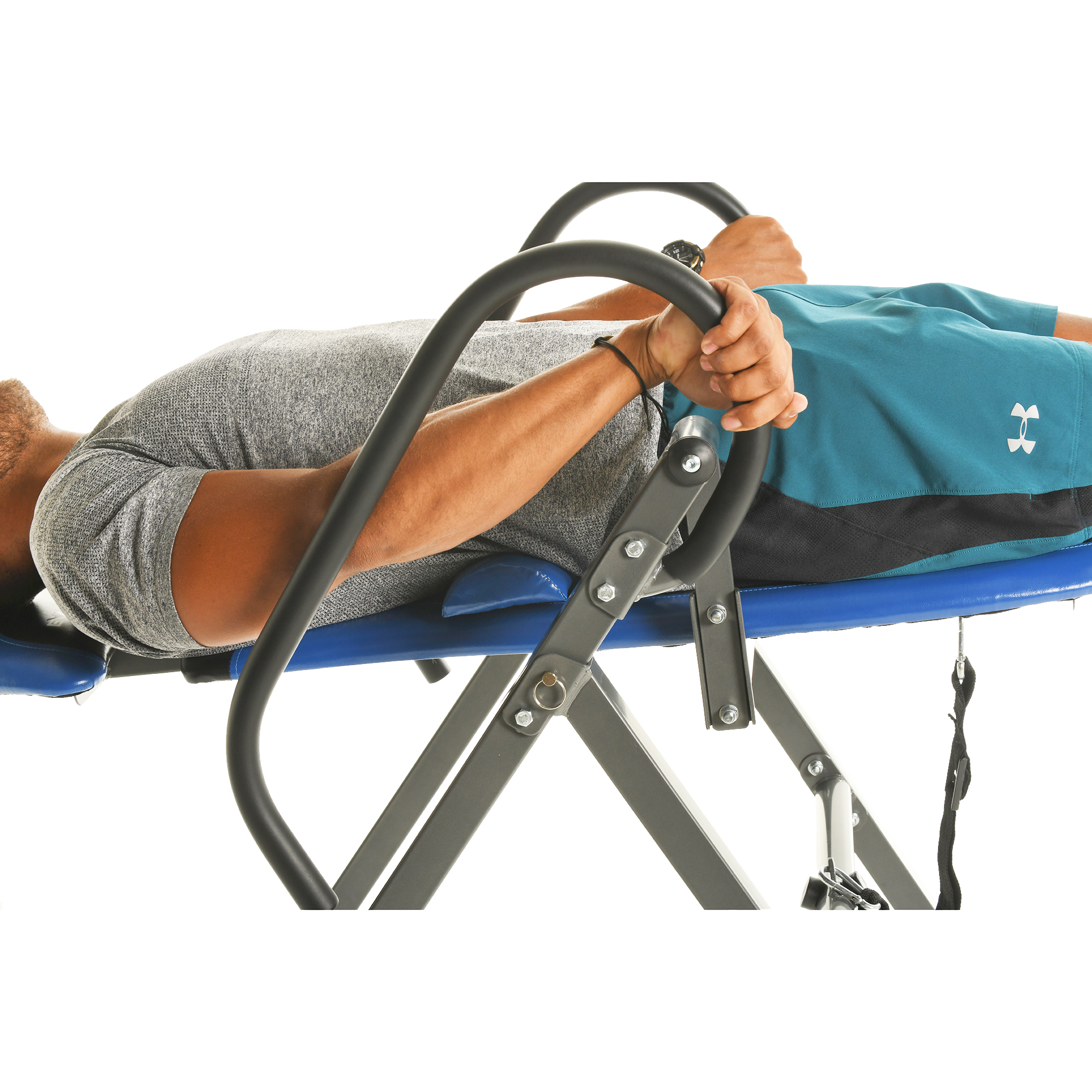 Exerpeutic 150L Triple Safety Locking Inversion Table with Secondary Auto Safety Lock, Visual Lock Indicator and Lumbar Pillow - image 5 of 5