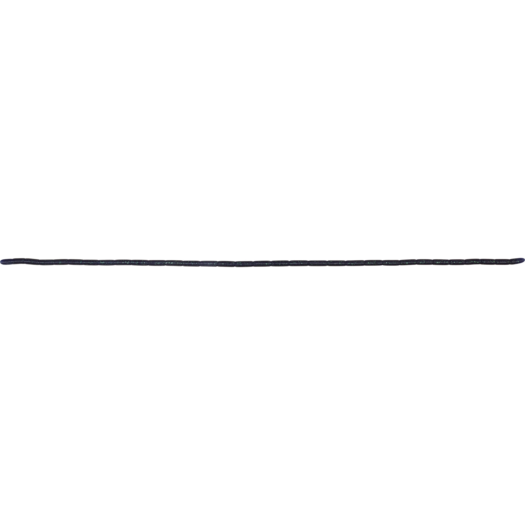 Leurre de pêche WURM Stickity Split 32" + couleur Junebug + coupez votre propre longueur d’appât
