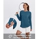 thumbnail image 4 of Camisa XIEERDUO de manga larga para natación, protector contra salpicaduras, azul, talla M, 4 of 5