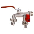 thumbnail image 2 of vortess Garden Faucet Connection Adapter Rust Resistant Two Out 4 Points Faucet for Lawn Style A, 2 of 9
