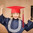 thumbnail image 5 of LYTRYCAMEV University-Approved Matte Graduation Cap 2025 - Adjustable Elastic Band for Commencement Speeches & Cap Toss,Dark Green, 5 of 5