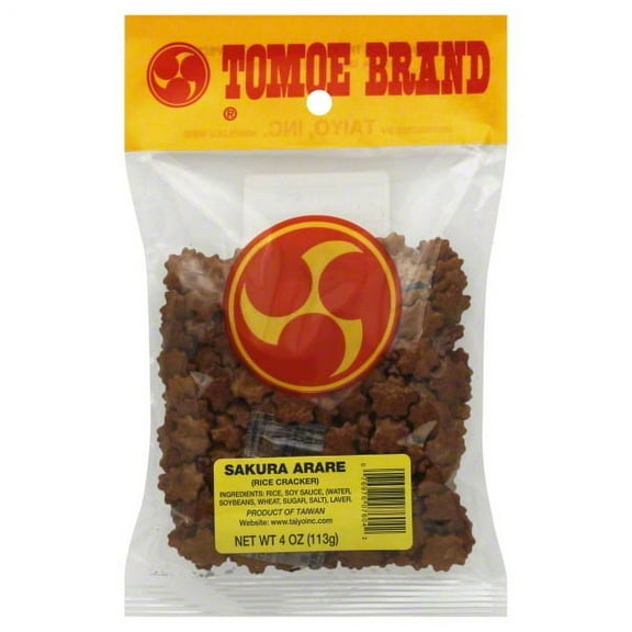 Tomoe Brand Sakura Arare Rice Cracker, 4.5 Oz.